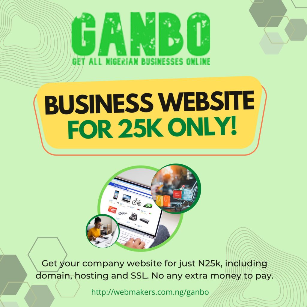 GANBO - Get All Nigerian Businesses Online banner