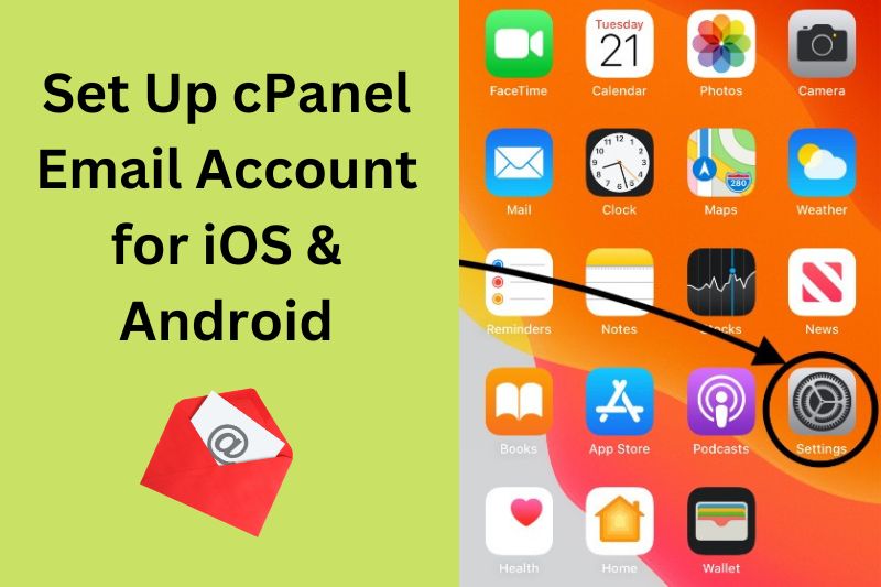 Featured image of an article about cPanel Email Account Set Up on iOS and Android on The Webmakers blog.